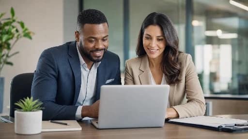 Business owner reviewing bank statements for alternative business funding